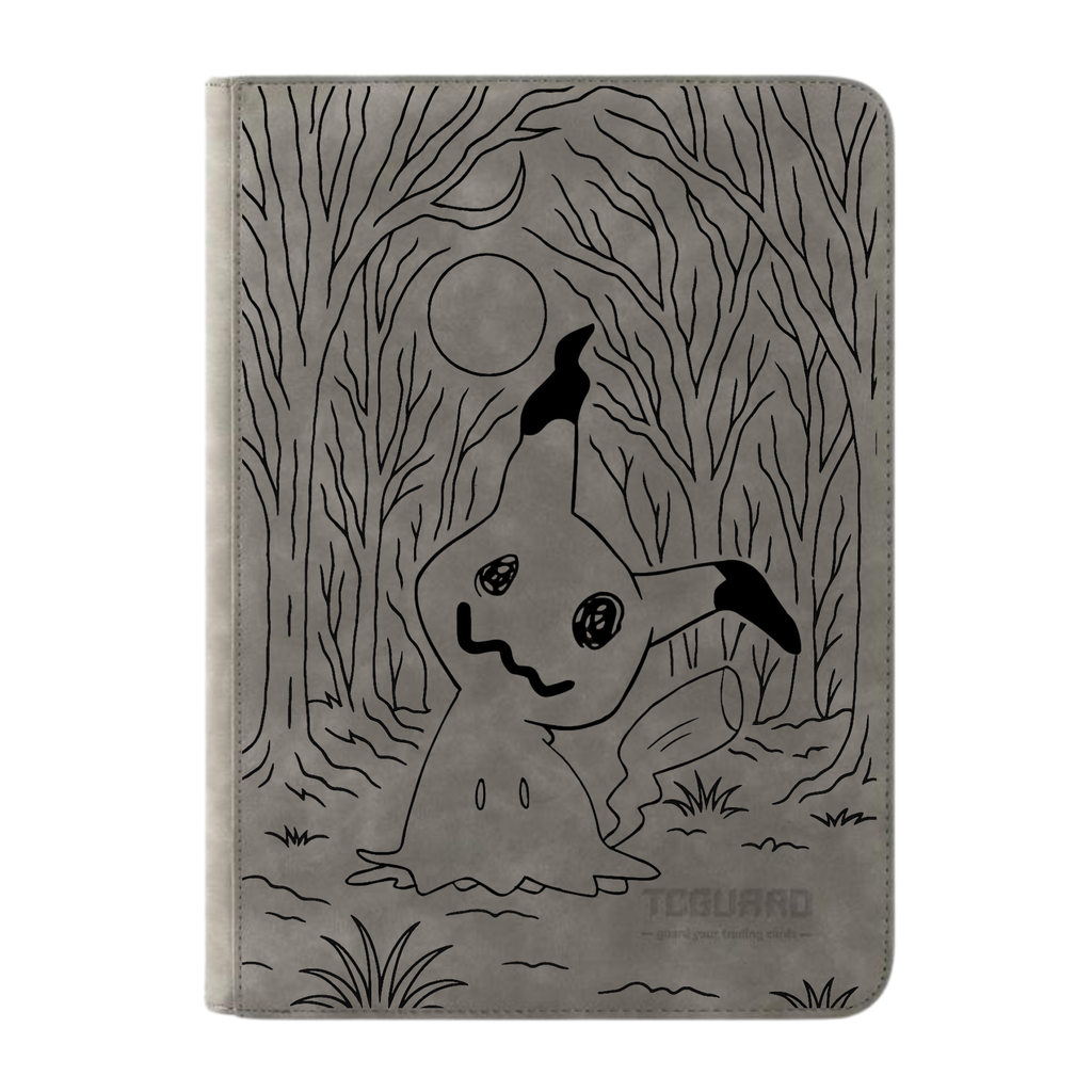 Mimigma Binder, Binder TCG Binder, Custom Binder Grey